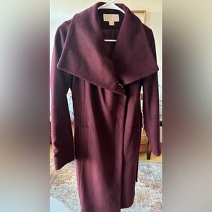 Michael Kors Wool-blend Belted Coat